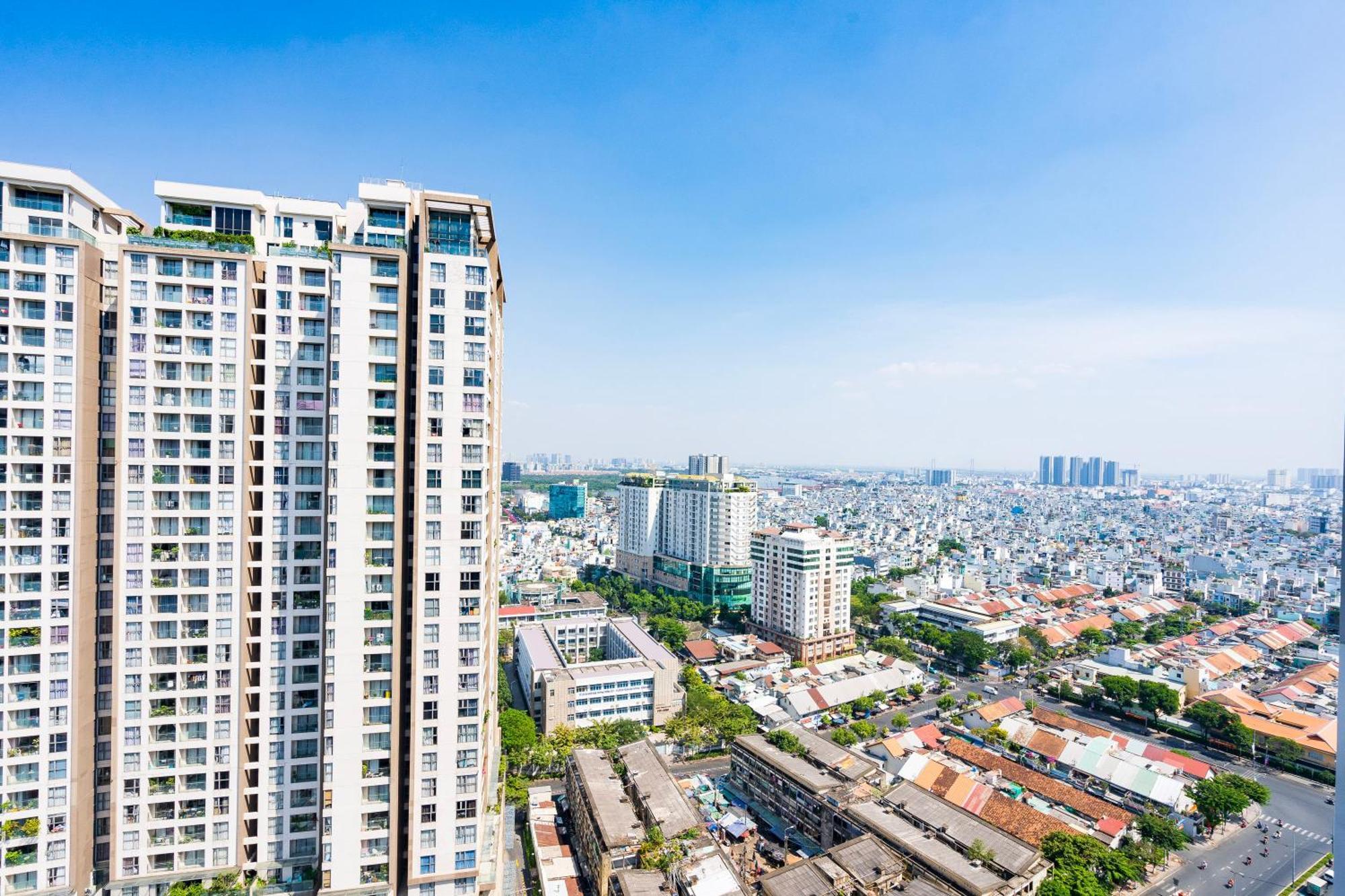 Double E Saigon Apartment Ho-Chi-Minh-Stadt Exterior foto