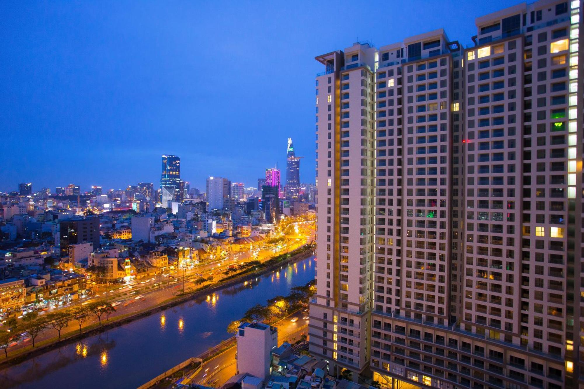 Double E Saigon Apartment Ho-Chi-Minh-Stadt Exterior foto